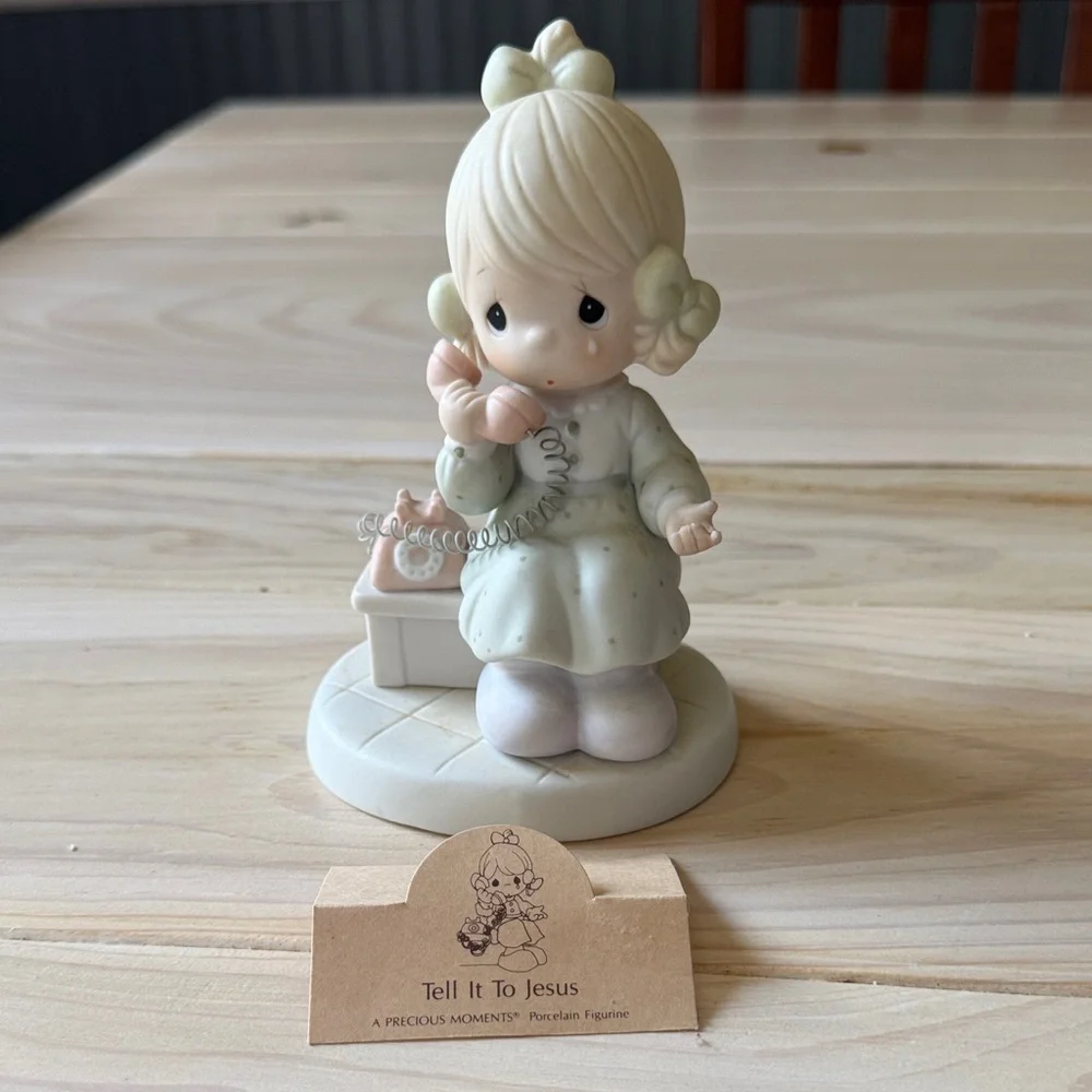 Precious Moments Porcelain Figurine “Tell It To Jesus” Model #521477